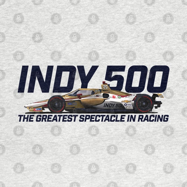 Indy Greatest Spectacle (blue text) by Sway Bar Designs